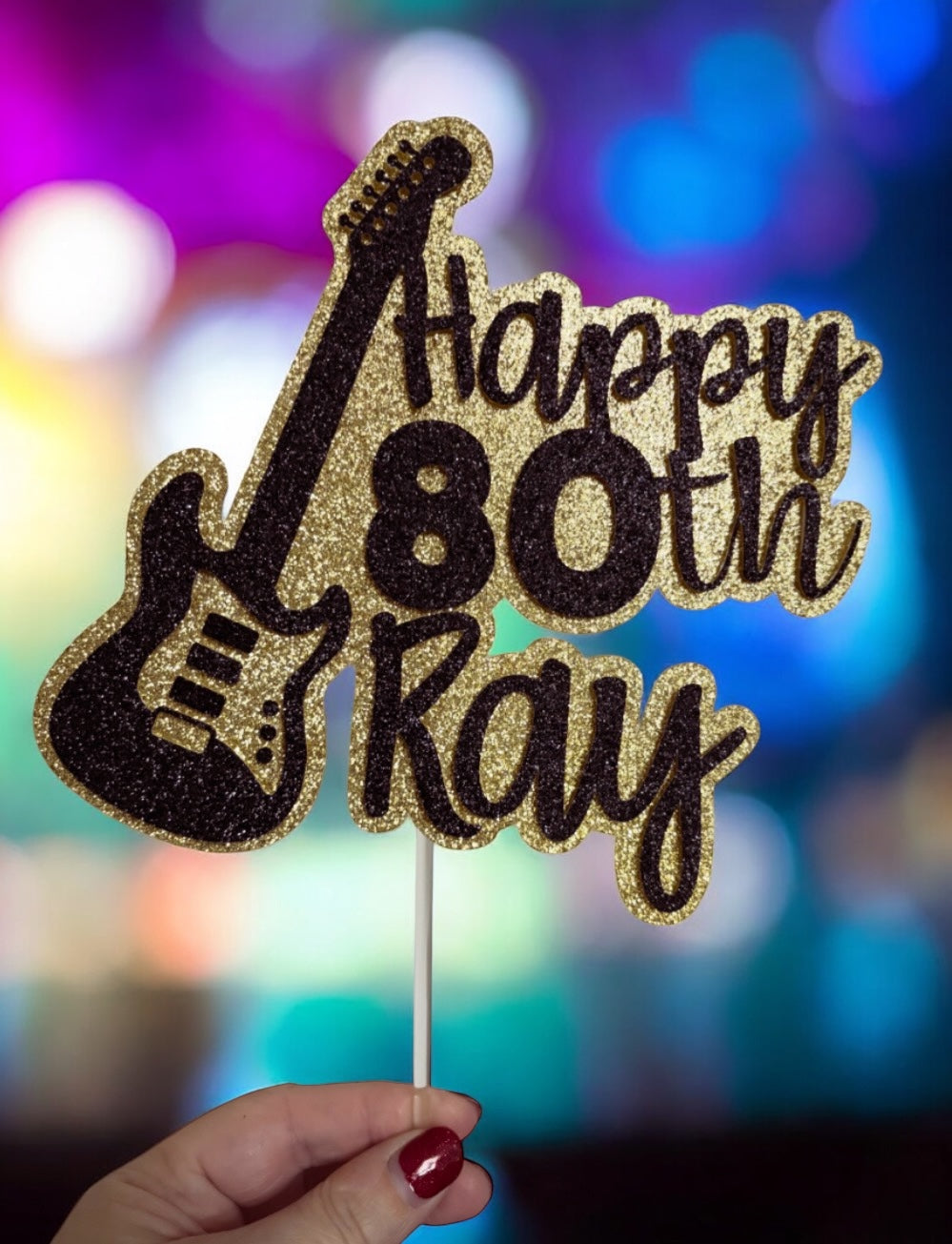Design Your Own Personalised Cake Topper | Custom Name & Theme
