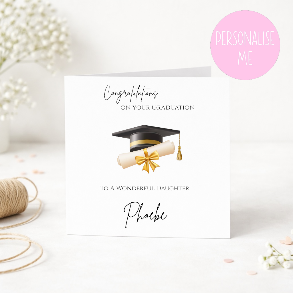Personalised Graduation Card