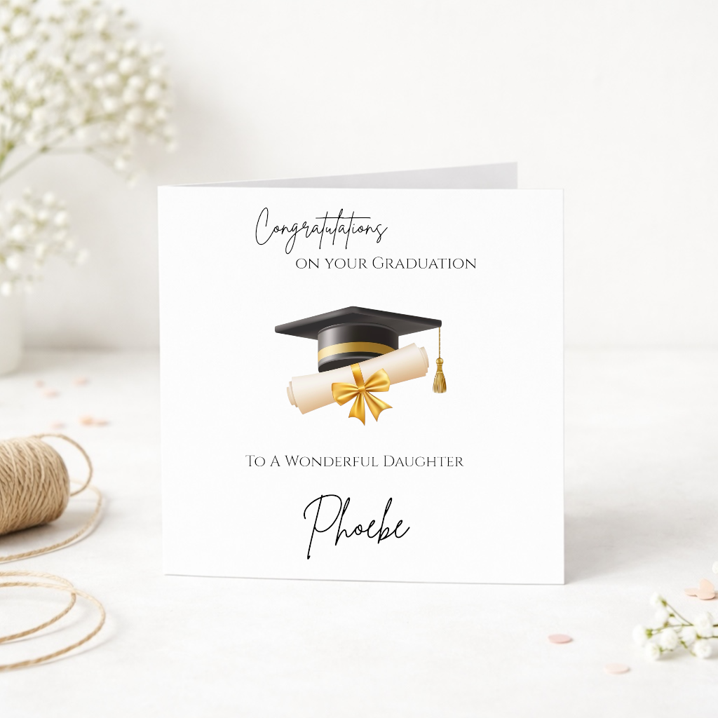 Personalised Graduation Card
