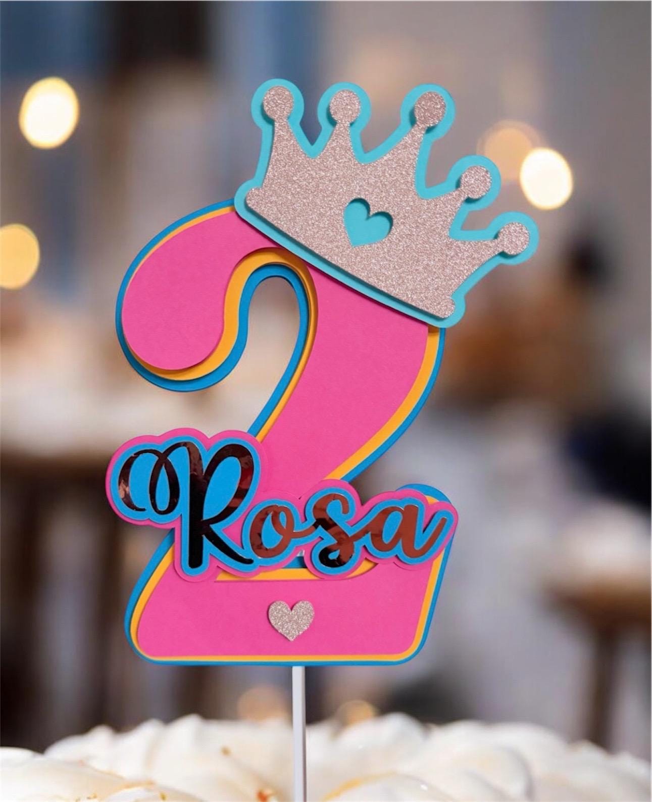 Design Your Own Personalised Cake Topper | Custom Name & Theme